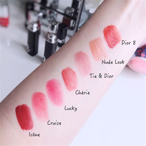 dior addict perfecto swatch|Dior Addict lip color.